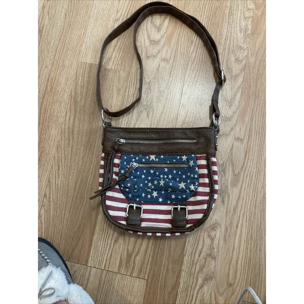 Americana Crossbody Bag Red White Blue Stars Stripes American Payless Shoe Co